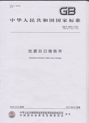 Wear-resistant white iron castings